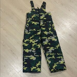 Athletech Kids Green Camouflage Overalls